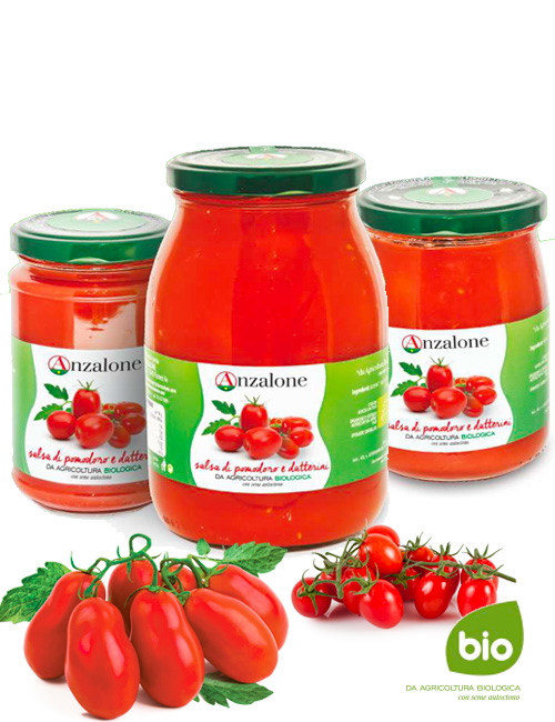 Salsa di pomodoro e datterini - Bio