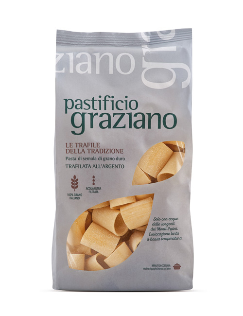 Mezzi Paccheri Lisci trafila