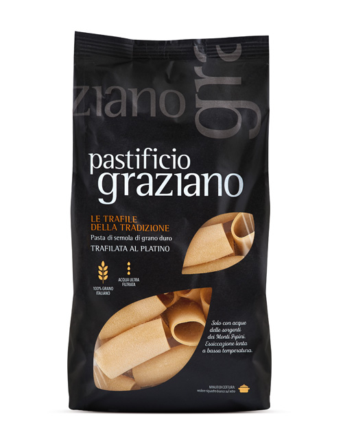 Paccheri lisci trafila in platino