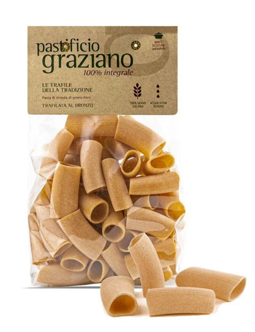 Paccheri lisci integrali trafilati
