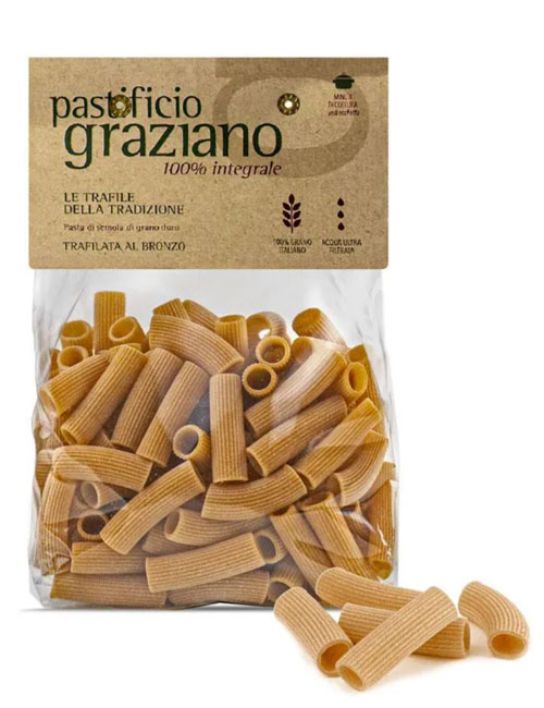 Rigatoni integrali trafilati al bronzo